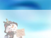 Load image into Gallery viewer, free-snowman-powerpoint-background
