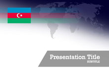 Cargar imagen en el visor de la galería, free-azerbaijan-flag-PPT-template
