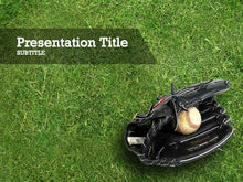 Cargar imagen en el visor de la galería, free-baseball-glove-with-ball-PPT-template
