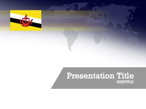 free-brunei-flag-PPT-template