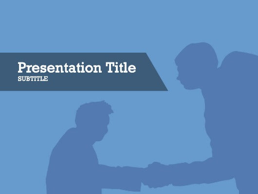 free-business-handshake-silhouette-PPT-template