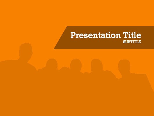 Free office group PowerPoint template for presentations and Google Sli