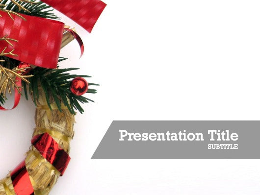 free-christmas-ornament-PPT-template