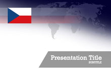 Cargar imagen en el visor de la galería, free-czech-republic-flag-PPT-template
