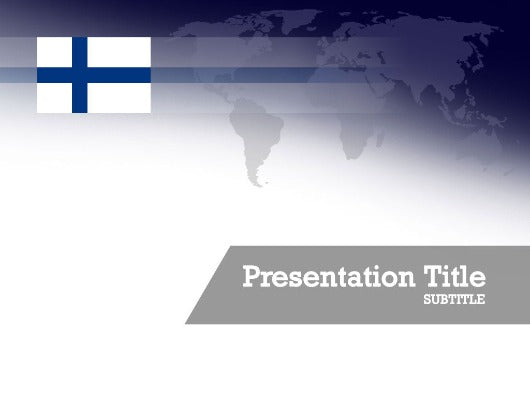 free-finland-flag-PPT-template