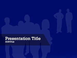 free-group-of-people-at-work--silhouette-PPT-template