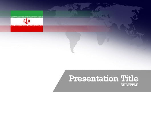 free-iran-flag-PPT-template