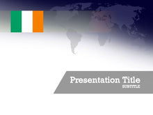 Load image into Gallery viewer, free-ireland-flag-PPT-template
