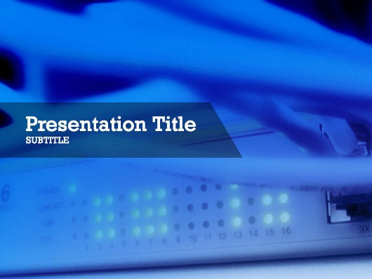 Free network Presentation template and Google Slides theme