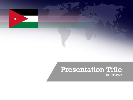 free-jordan-flag-PPT-template