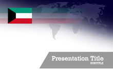 Load image into Gallery viewer, free-kuwait-flag-PPT-template
