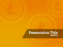 Load image into Gallery viewer, Free Litecoin PowerPoint template and Google Slides theme
