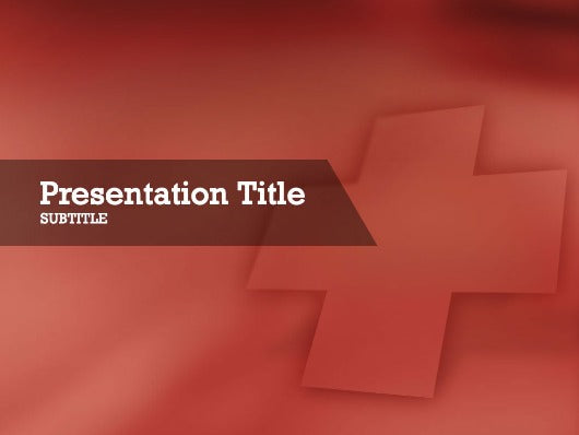 free-medical-cross-PPT-template