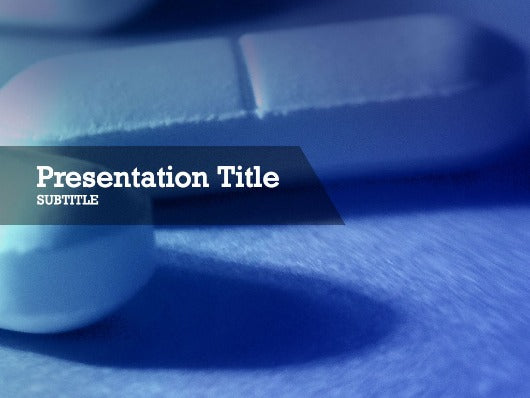 Free prescription pills Powerpoint template and Google Slides theme