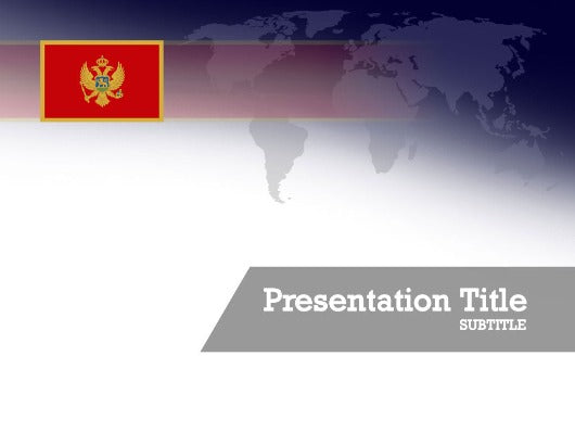 free-montenegro-flag-PPT-template
