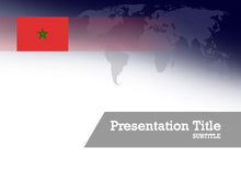 Cargar imagen en el visor de la galería, free-morocco-flag-PPT-template
