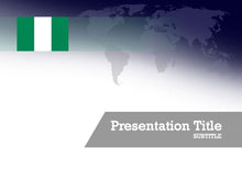 Cargar imagen en el visor de la galería, free Nigeria flag PPT template
