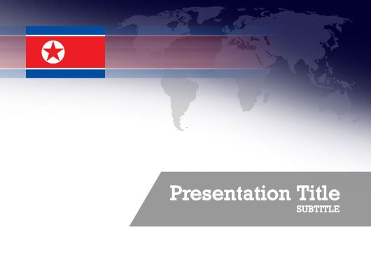 free-north-korea-flag-PPT-template