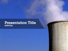 Cargar imagen en el visor de la galería, free-nuclear-cooling-tower-PPT-template

