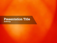 Load image into Gallery viewer, free-orange-spotlight-PPT-template
