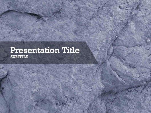 Free rock Powerpoint template and Google Slides theme
