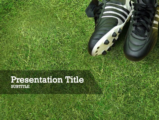 free-soccer-cleats-PPT-template