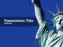 Load image into Gallery viewer, free-statue-of-liberty-PPT-template
