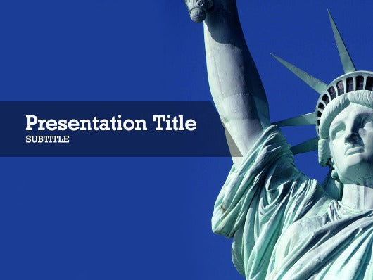 free-statue-of-liberty-PPT-template