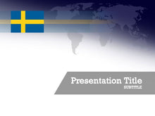 Cargar imagen en el visor de la galería, free-sweden-flag-PPT-template
