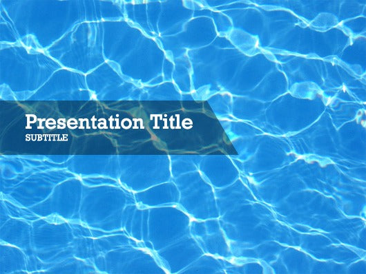 free-swimming-pool-PPT-template
