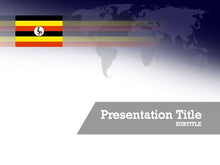 Cargar imagen en el visor de la galería, free-uganda-flag-PPt-template
