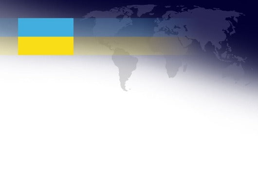 Free flag of Ukraine Powerpoint template and Google Slides theme