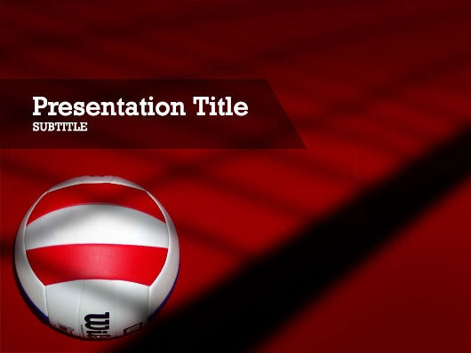 free-volley-ball-PPT-template