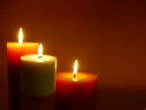 free-warm-candle-light-Google-Slides-theme