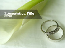 Cargar imagen en el visor de la galería, free-wedding-rings-PPT-template

