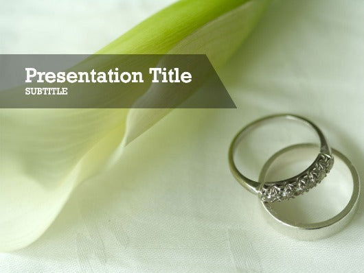 Wedding Rings Powerpoint Background Free celebration Powerpoint templates and Google Slide themes